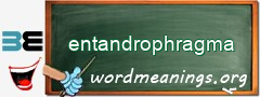 WordMeaning blackboard for entandrophragma